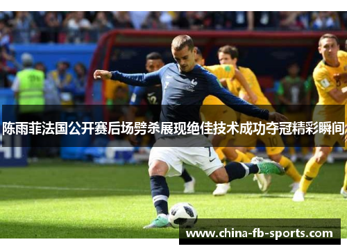 陈雨菲法国公开赛后场劈杀展现绝佳技术成功夺冠精彩瞬间
